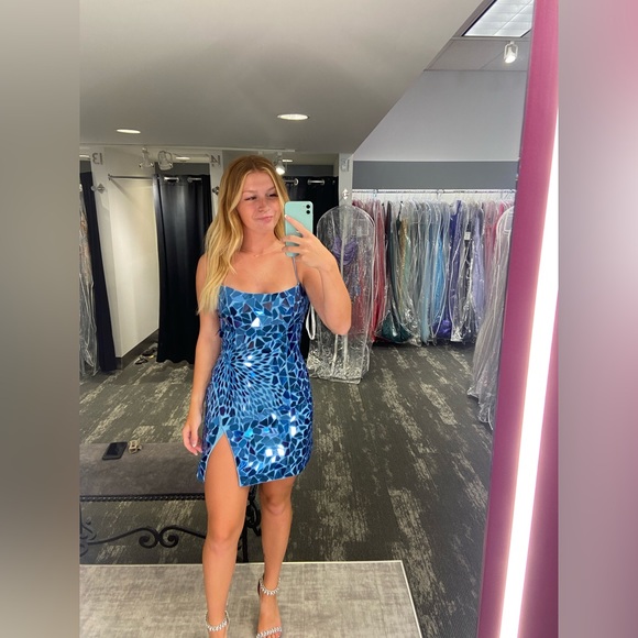 Sherri Hill Dresses & Skirts - Sherri Hill - Lace-Up Back Cut Class Dress